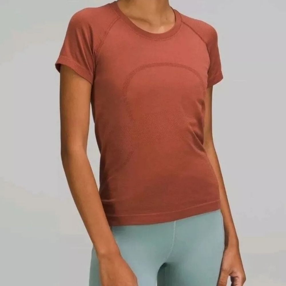NWT Lululemon Swiftly Tech Short Sleeve 2.0 Race Length Ancient Copper Size 2